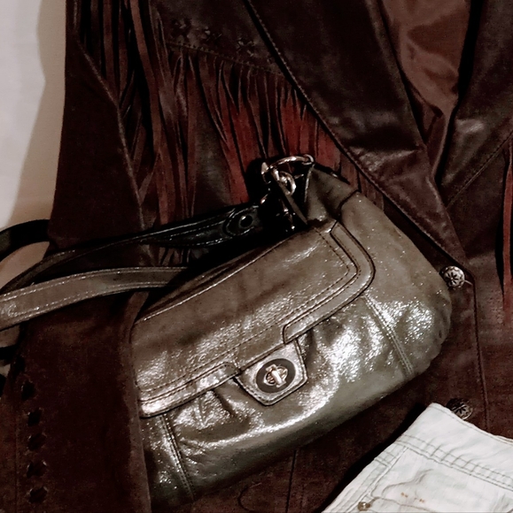 Coach Metallic Poppy Soho Bag 17919 - Picture 1 of 7